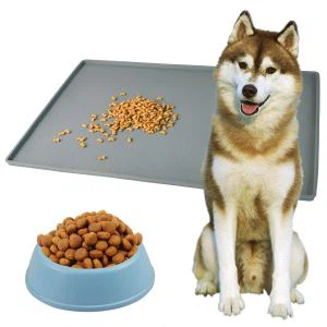 Silicone Feeder Mat Waterproof Coaster Makanan Haiwan Peliharaan