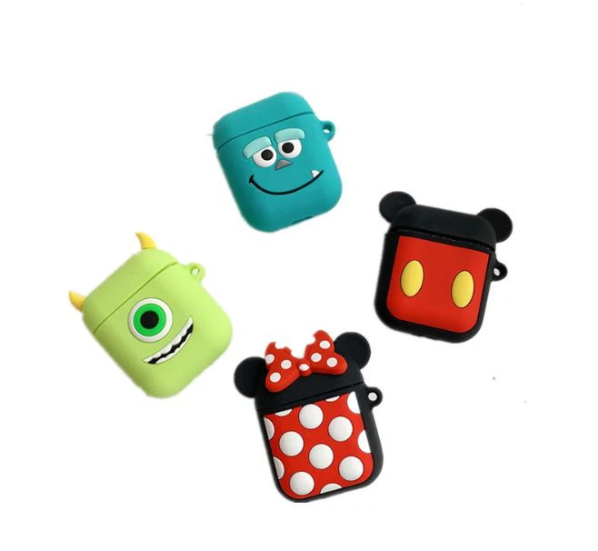 Handy Portable Silicone Rubber Tangle Free Earbud Case