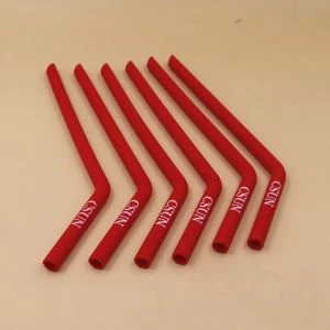 Logo Universiti Dicetak Eco Silicone Straws Pukal