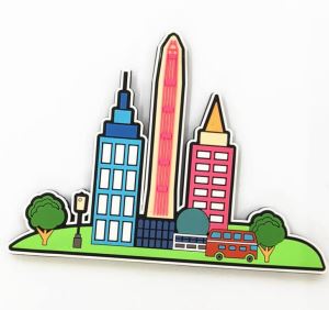 Kartun Getah 3d Peti Sejuk 3d Magnet