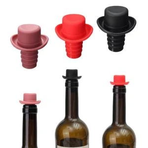 Penyumbat Botol Anggur Silikon yang Boleh Digunakan Semula