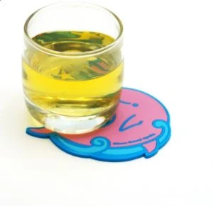 Kopi Coaster Kalis Air Pvc Minuman Ringan Mat