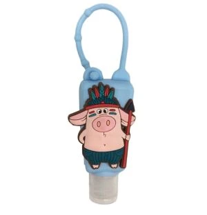 Cecair Leakproof Kosong Silikon Tangan Pemegang Botol Sanitizer