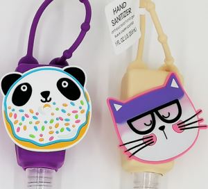 Mini Silikon Tangan Sanitizer Botol Pemegang Mudah Alih