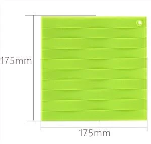 Alat Dapur Silikon Placemat Jadual Pads Haba Tahan Coasters